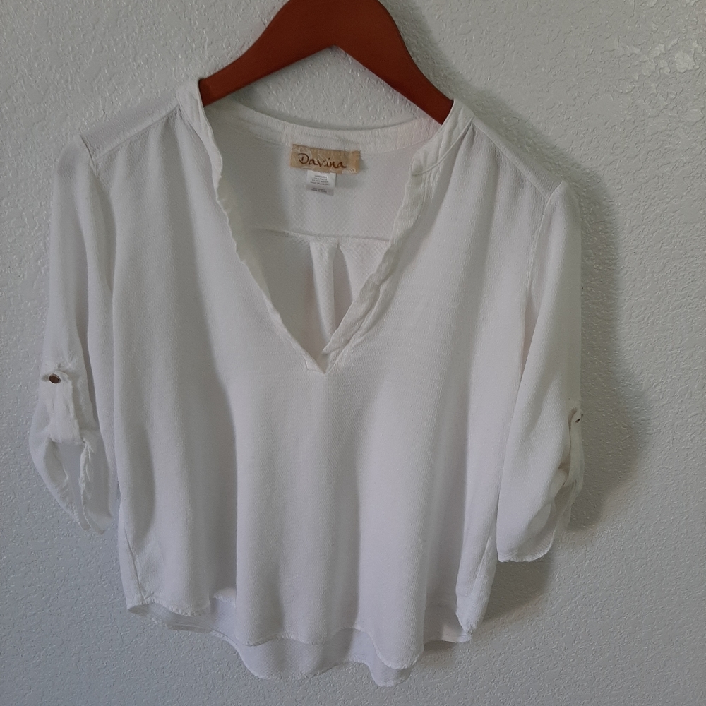 CASUAL CROPPED TOP SIZE M